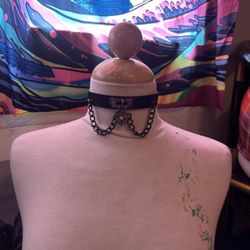 Fun Metal Locket Choker 