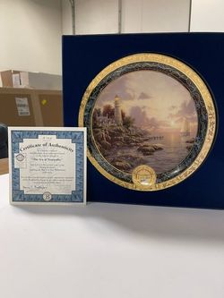 Thomas Kinkade Millennium Plate - Sea of Tranquility