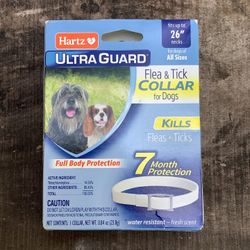 Hartz UltraGuard Flea & Tick Collar for Dogs & Puppies 26", 7 Month Protection
