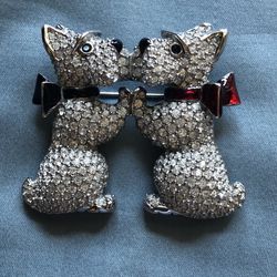 Swarovski Scottie Dog Brooch Jewelry!!!!