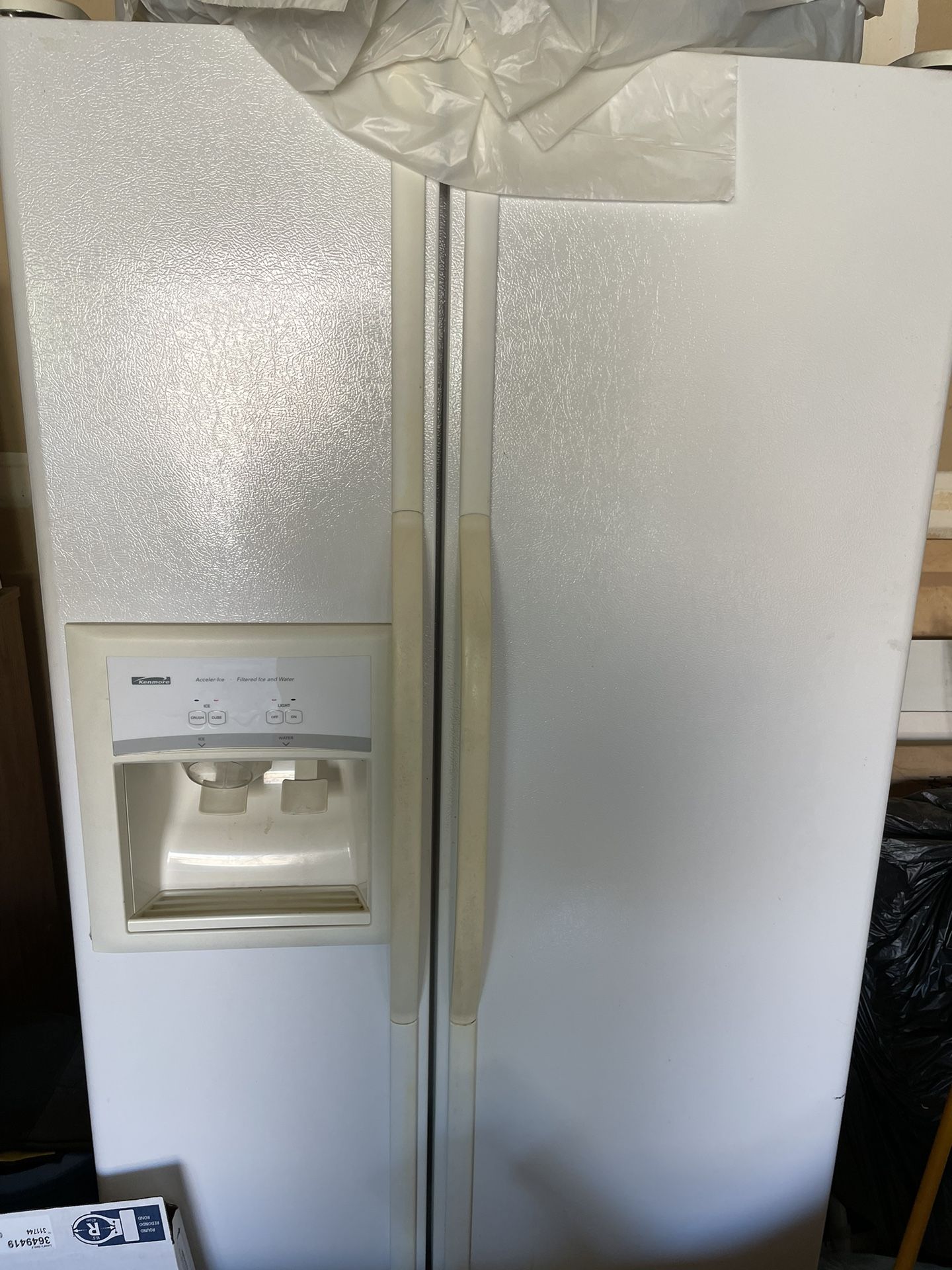 As Is, Free Refrigerator, It Turns On For A Little Bit Than Turn Off