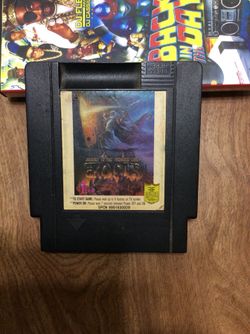 Nintendo nes game cartridge