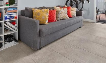 Gray Fabric Sofa Bed