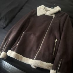 Brown Sherpa Jacket 