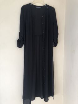 Black cover tunic / Daniel Rainn