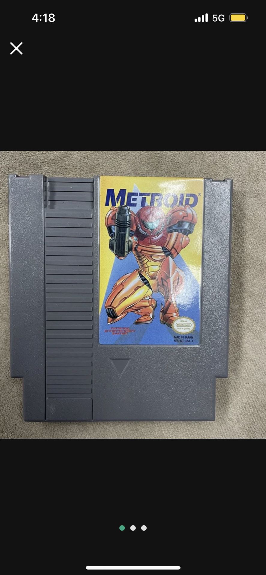 Metroid  (NES Game 1987)