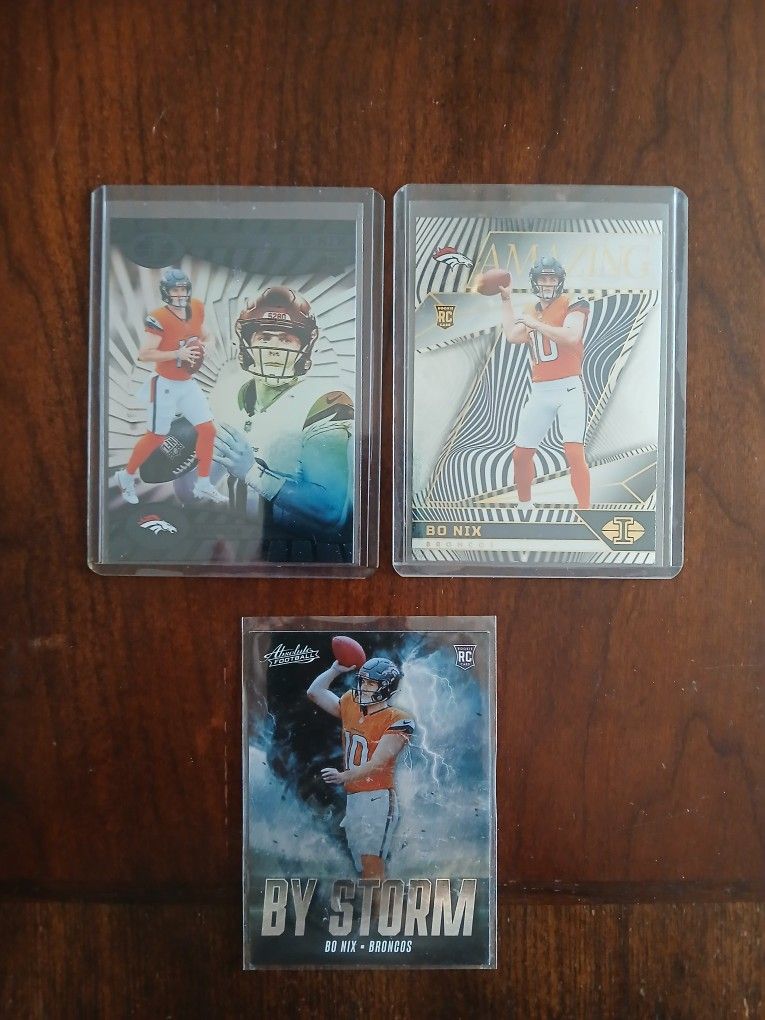 Bo Nix Rc Football Cards