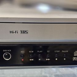 DVD And VHS Player + Remote