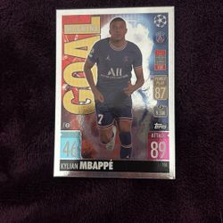 kylian mbappe soccer card 