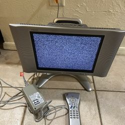 Vintage Sharp Aquos 13” LC-13B4U-S LCD Color Retro Gaming TV