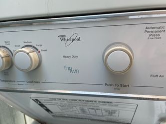 Whirlpool Thin Twin Washer Dryer Combo