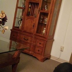 Raymour and Flanigan Hutch Cabinet