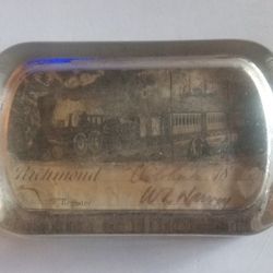 100$ Confederate Note Paperweight 