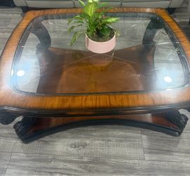 Set of coffee table and two side tables