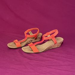 Size 6 Strappy Sandal Wedge
