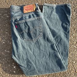 501 Black Washed Levi Jeans Sz:34,30