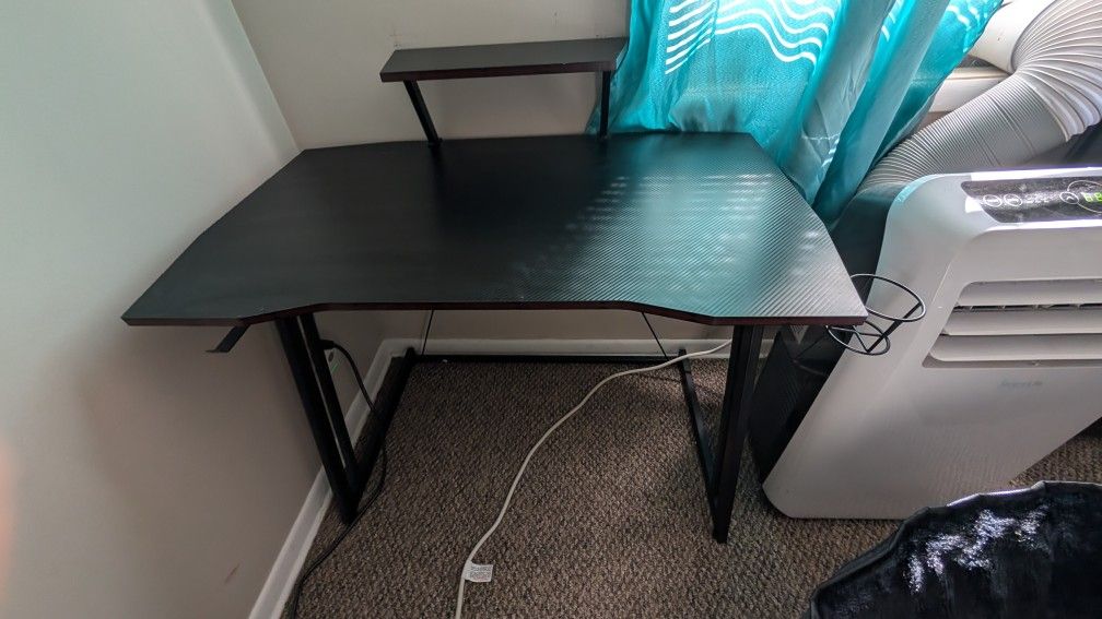 Red & Black Gaming Desk for PC Gaming!