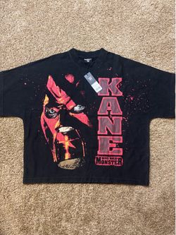 NWT Vintage Loiter WWE Kane Bid Red Monster T Shirt Mens Size XXL