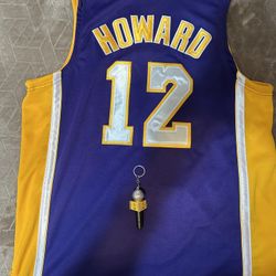 Lakers Microphone Keychain and D Howard jersey
