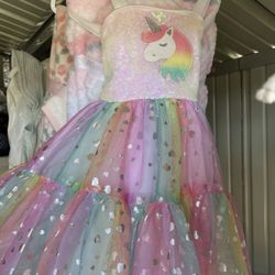 Unicorn Dress Toddler 