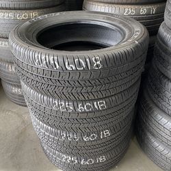 225/60r18 Like New Goodyear Tires Available