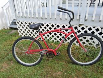 Sun 26-in adult beach cruiser bike with new chain single speed ready to ride