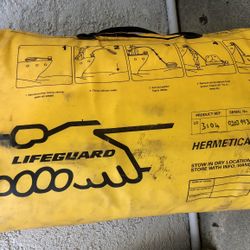 Lifeguard 4 Person Life Boat/Raft Survival At Sea