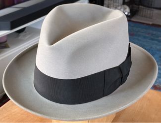 50's Stetson 20 Fedora Mode Edge 7 3/8 Gray
