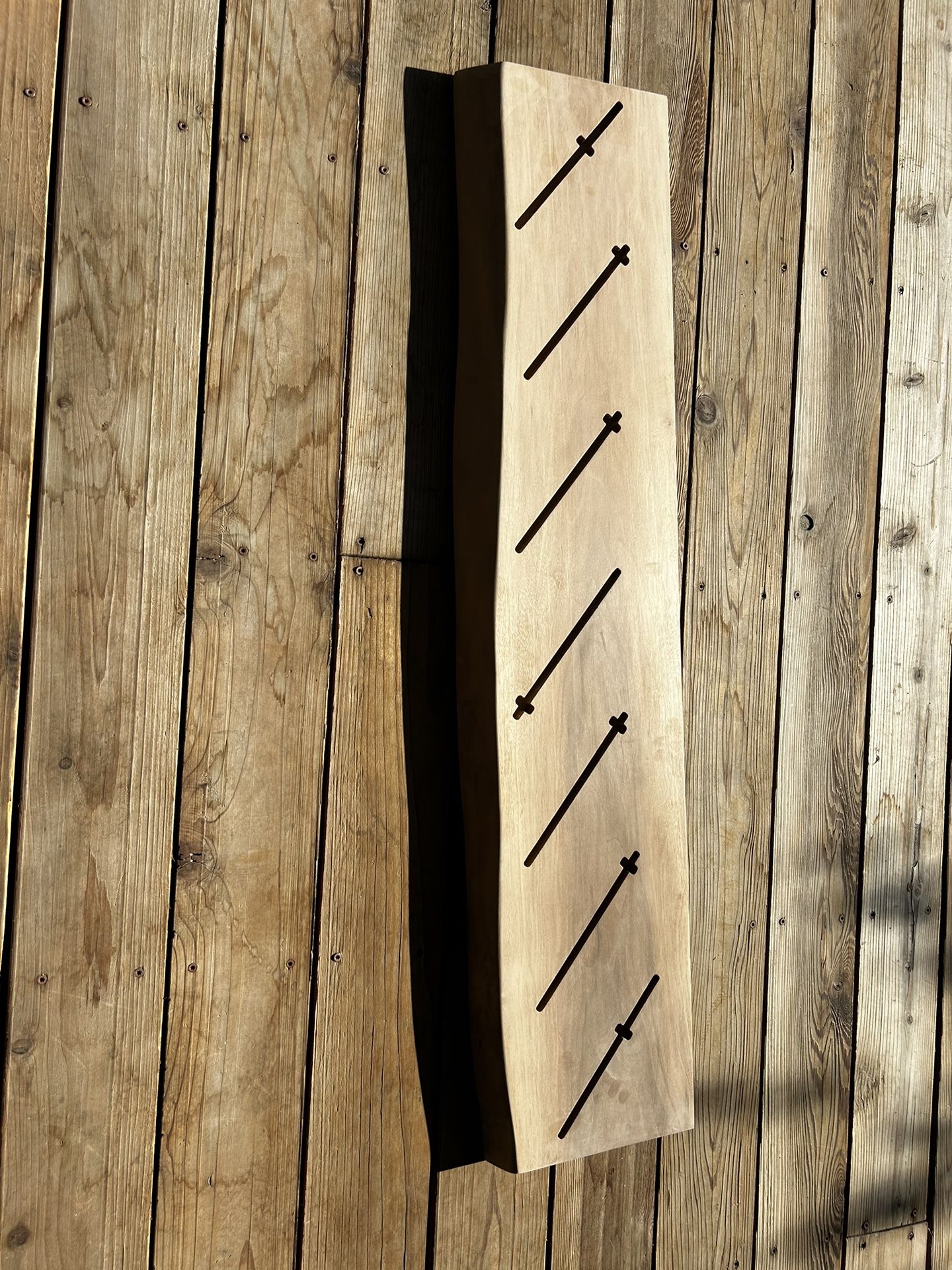 Surfboard Fin Display Shelf