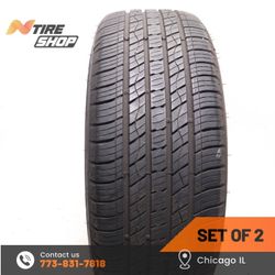Set of 2 Used  9/32  235/55R19  101H  Kumho  Crugen Premium AO