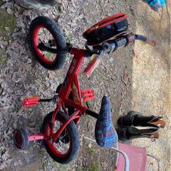 Bike 12 inches With  Training Wheels