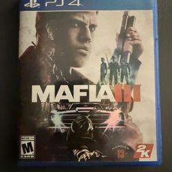 Mafia III 3 PlayStation 4 PS4 Complete 
