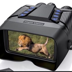 Night Vision Goggles, 4K Night Vision Binoculars, 4.5” Large Screen