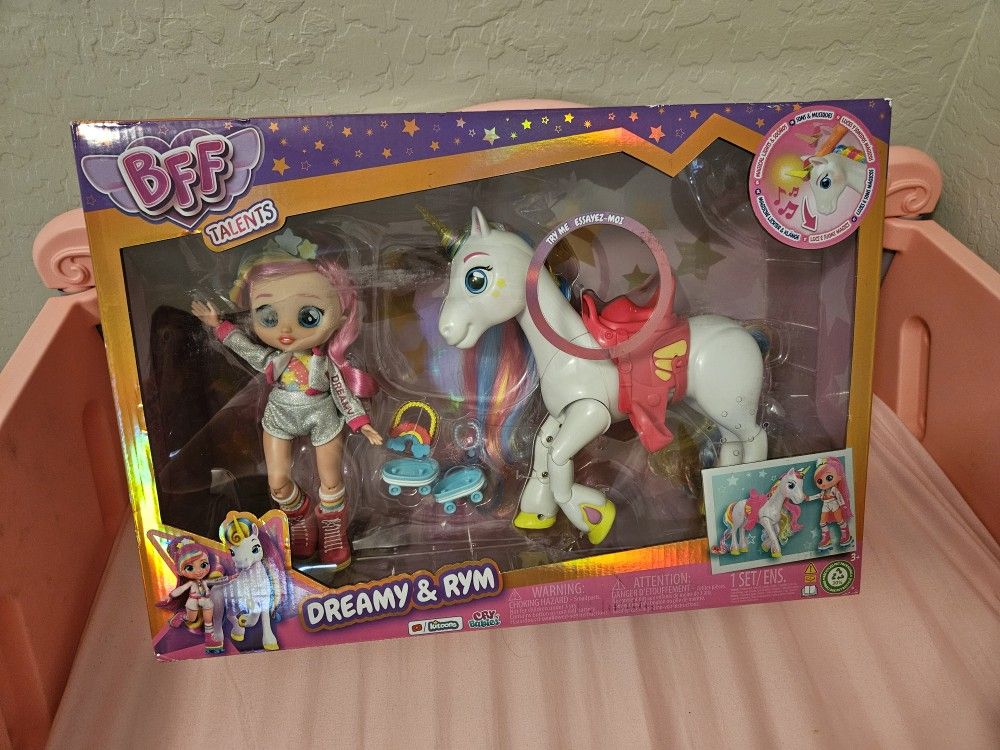 Unicorn & Doll Toy Set