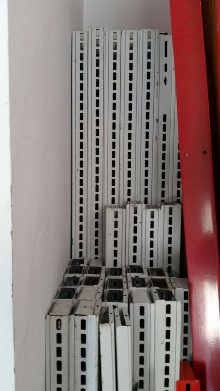 Stand Matel for gandola shelves