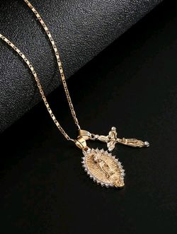 1pc  Double Pendant Necklace , Virgin Mary &  A Cross ,Wallet , Purse , Man Bag , Gun Holster, Can Meet In The IE & SB Area.
