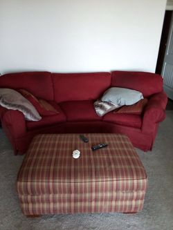 Sofa and ottoman
