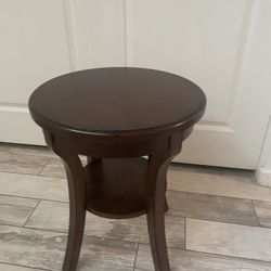 Round Wood Table