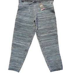 Under Armour UA RUSH IntelliKnit Women XL Pants Gray 1376637 012 NEW