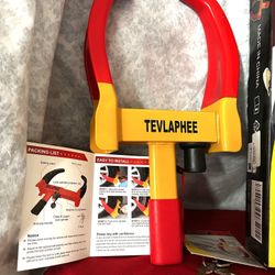 WHEEL LOCK FOR SECURITY WITH KEYS