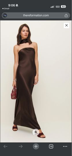 Reformation Orin Silk Dress