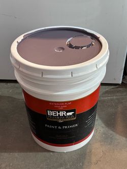 5 Gallon Paint Mauve Brown Behr Premium Plus Exterior Flat / Pintura 5 Galones Café Malva Exterior Mate