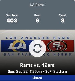 Rams Vs 49ers