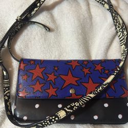 MARC JACOBS Womens multipatterned crossbody wallet 