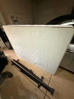 Full size box spring and frame
