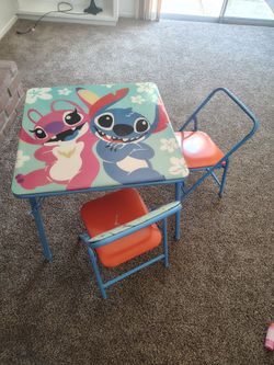 Stitch and Angel kids table set