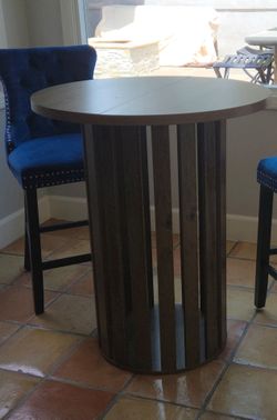 Wood Bar Height Table. Seat 2 or 4