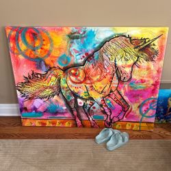 Unicorn Wall Art For Girl’s Bedroom