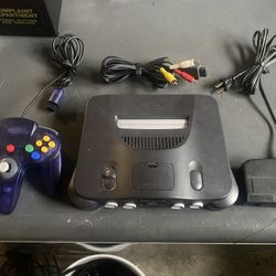 N64 Console & Controller 