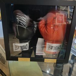 Autographed Boxing Gloves Tyson Douglas COAs
